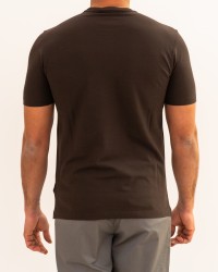 Zanone - Men's Brown Ice Cotton T-Shirt 815214 ZG380 Z1495 P26