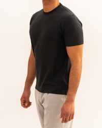 Zanone - Men's Ice Cotton Anthracite T-Shirt 815214 ZG380 Z1915 P26