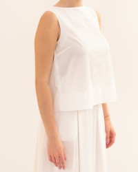 Herno - Blusa Bianca Donna BL000044D 13288 1000 P26