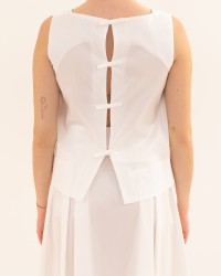 Herno - Blusa Bianca Donna BL000044D 13288 1000 P26