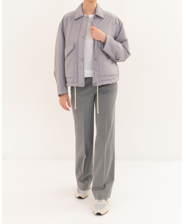 Herno - Piumino Corto Grigio Donna GI000398D 12456Z 943 P26