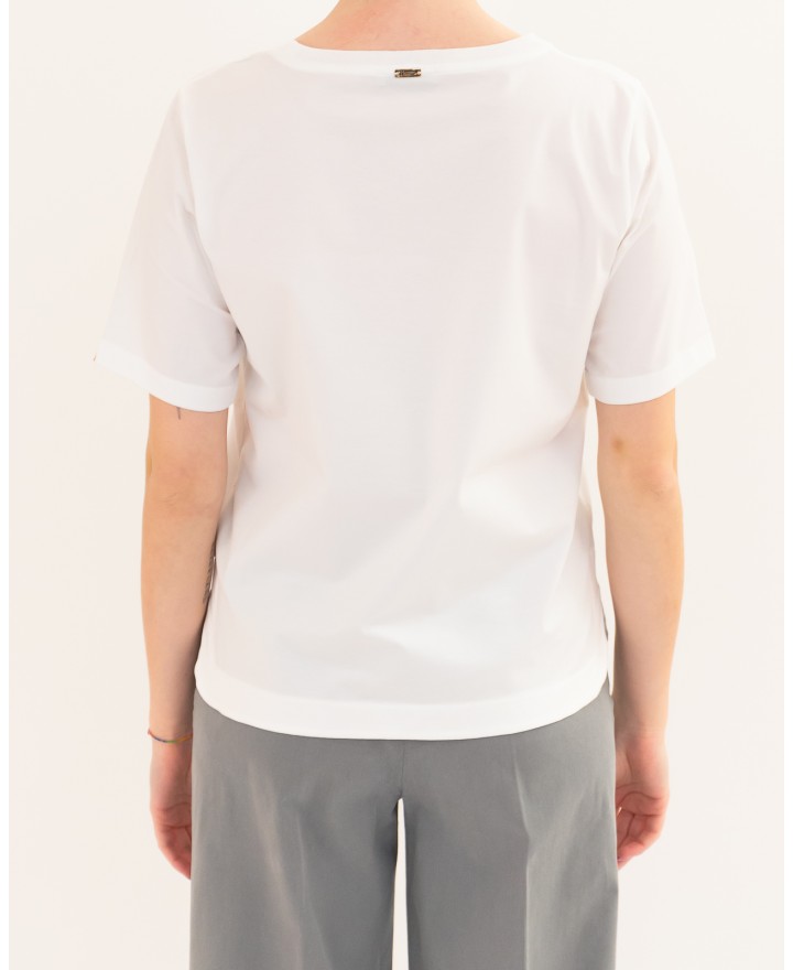 Herno - T-shirt Bianca Donna JG000325D 52003 1000 P26