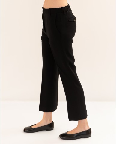 Nine in the Morning - Pantalone Magda Nero Donna MG60 U74 NERO P26