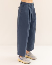 Nine in the Morning - Pantalone Rubino Blu Donna RU36 G18 PETROL P26