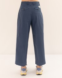 Nine in the Morning - Pantalone Rubino Blu Donna RU36 G18 PETROL P26