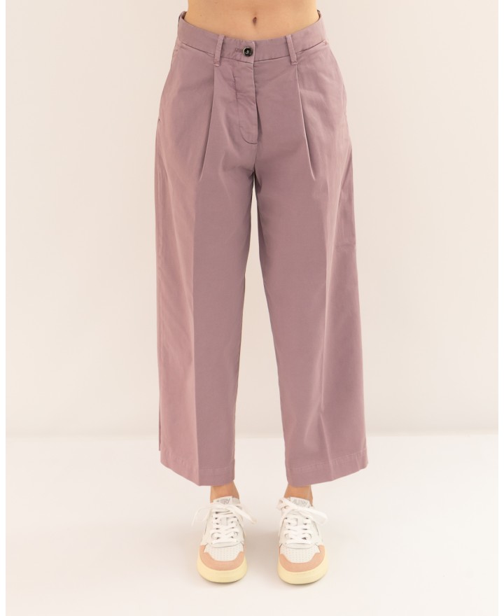 Nine in the Morning - Pantalone Rubino Lilla Donna RU36 G18 ANTICO P26