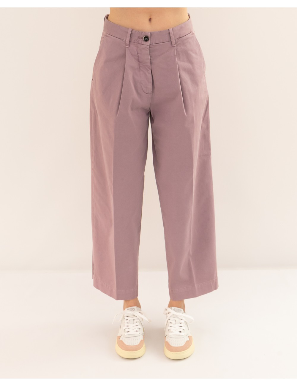 Nine in the Morning - Pantalone Rubino Lilla Donna RU36 G18 ANTICO P26