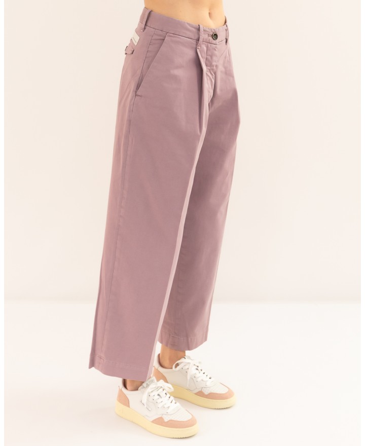 Nine in the Morning - Pantalone Rubino Lilla Donna RU36 G18 ANTICO P26