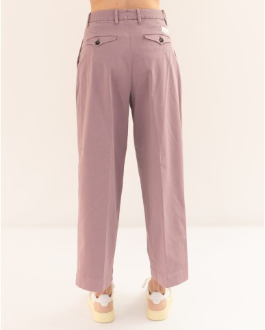 Nine in the Morning - Pantalone Rubino Lilla Donna RU36 G18 ANTICO P26