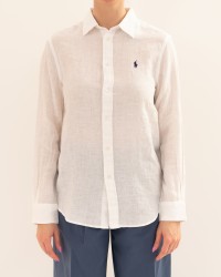 Polo Ralph Lauren - Camicia Lino Bianca Donna 211970730518 P26