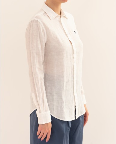 Polo Ralph Lauren - Camicia Lino Bianca Donna 211970730518 P26