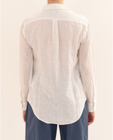 Polo Ralph Lauren - Camicia Lino Bianca Donna 211970730518 P26