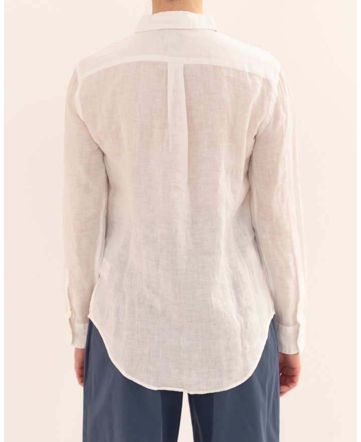 Polo Ralph Lauren - Camicia Lino Bianca Donna 211970730518 P26