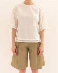 Tela - Camicia Papavero Bianca Donna 020180 A050 P26