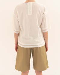 Tela - Camicia Papavero Bianca Donna 020180 A050 P26