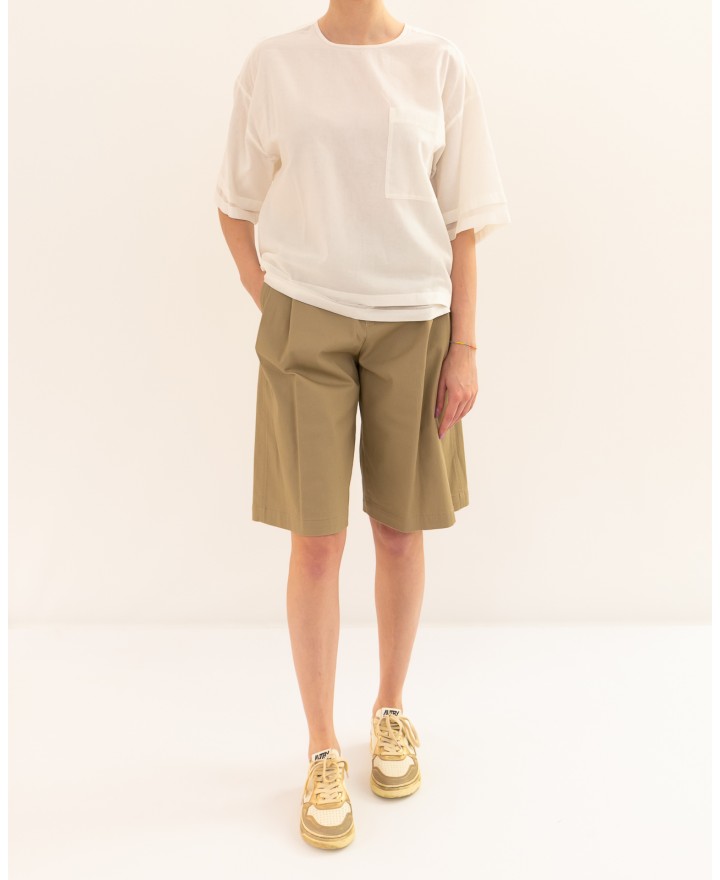 Tela - Camicia Papavero Bianca Donna 020180 A050 P26