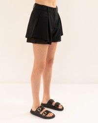 Canvas - Women's Black Graffio Bermuda Shorts 270021 X001 P26