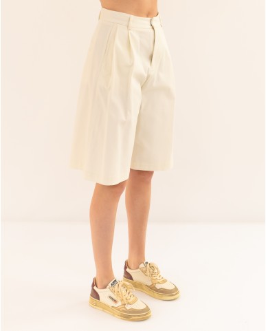 Tela - Bermuda Lake Bianco Donna 270108 A001 P26