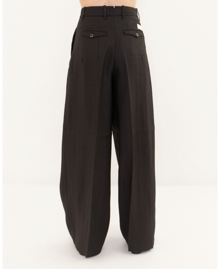 Nine in the Morning - Pantalone Zina Nero Donna ZIN05 V64 NERO P26