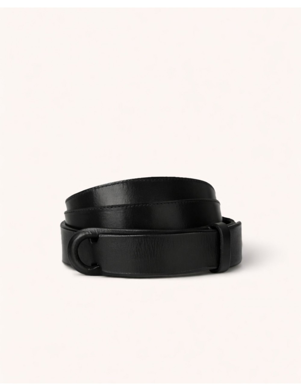 Orciani - Cintura NoBuckle Dive Pelle Nera Uomo NB0005 DIV NER CON