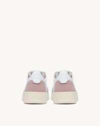 Autry - Scarpa Medalist Pelle Bicolor Glitter Rosa Donna AULW PK06 CON