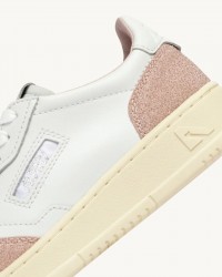 Autry - Scarpa Medalist Pelle Bicolor Glitter Rosa Donna AULW PK06 CON