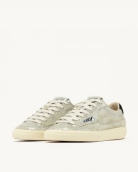 Autry - Women's Gold Leather Windscape Shoe SCLW ZE01 P26