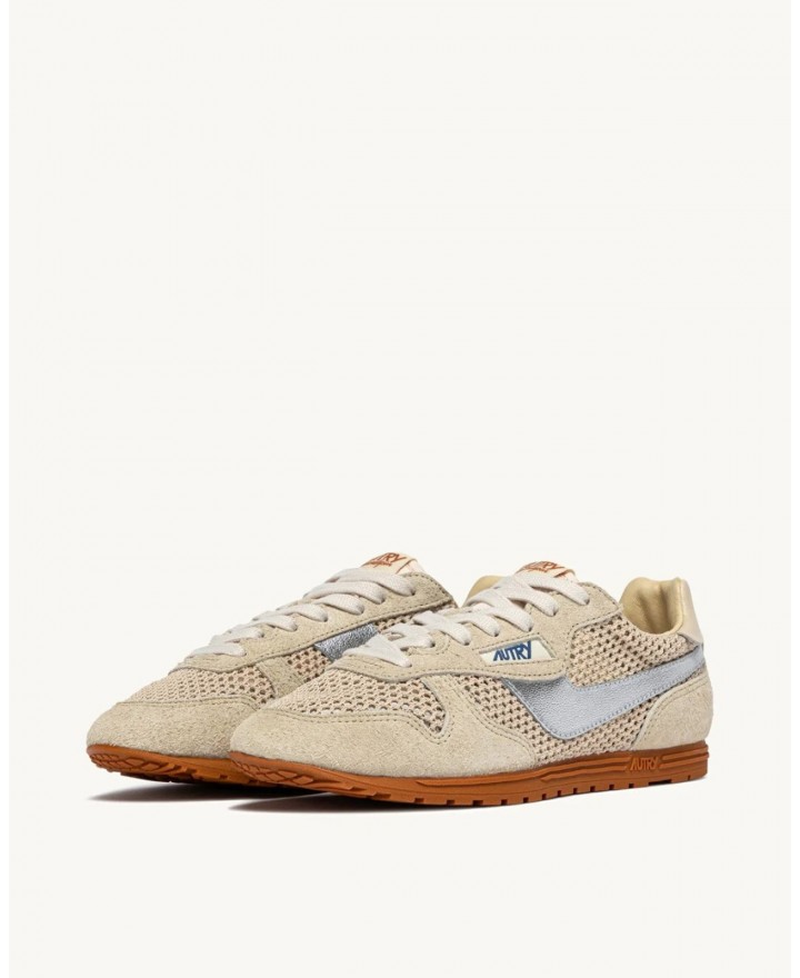 Autry - Women's Windspin Knitted Beige Shoe WSLW KD06 CON