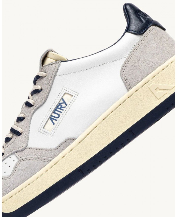 Autry - Scarpa Medalist Pelle/Suede Bicolor Blu Uomo AULM BW04 CON