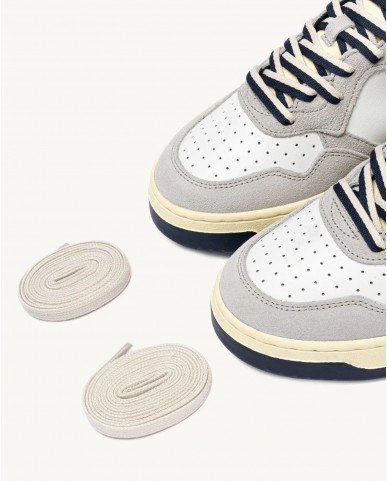 Autry - Scarpa Medalist Pelle/Suede Bicolor Blu Uomo AULM BW04 CON