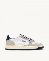 Autry - Scarpa Medalist Pelle/Suede Bicolor Blu Uomo AULM BW04 CON