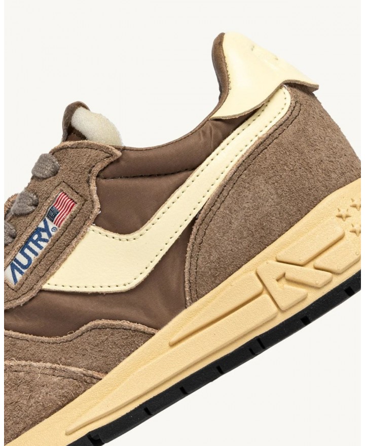 Autry - Scarpa Reelwind Nylon/Suede Beige Uomo WWLM UT43 CON