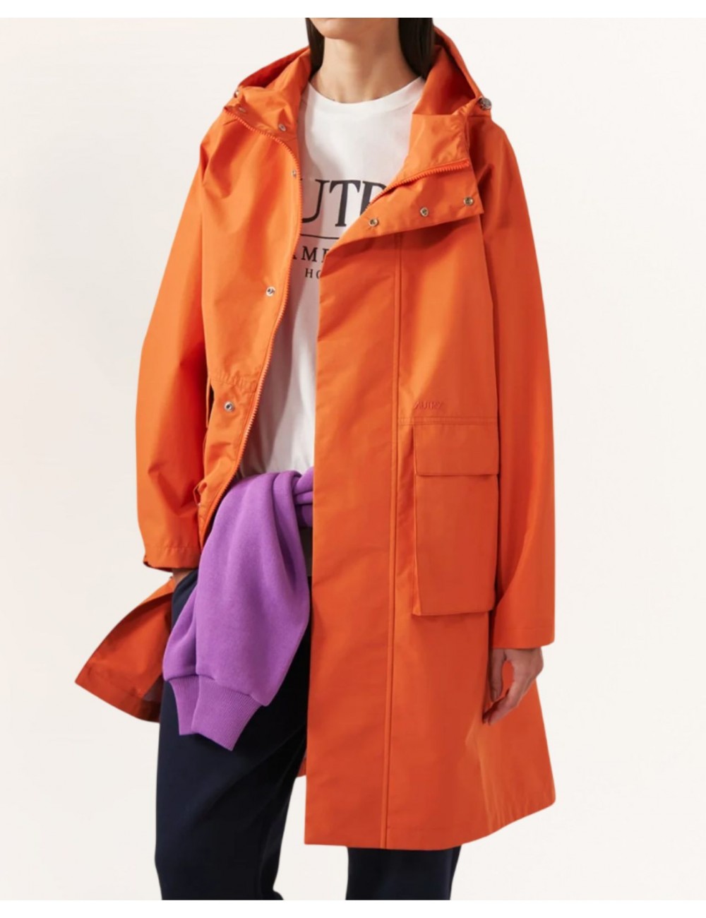 Autry - Impermeabile Arancione Donna COPX 008H P26