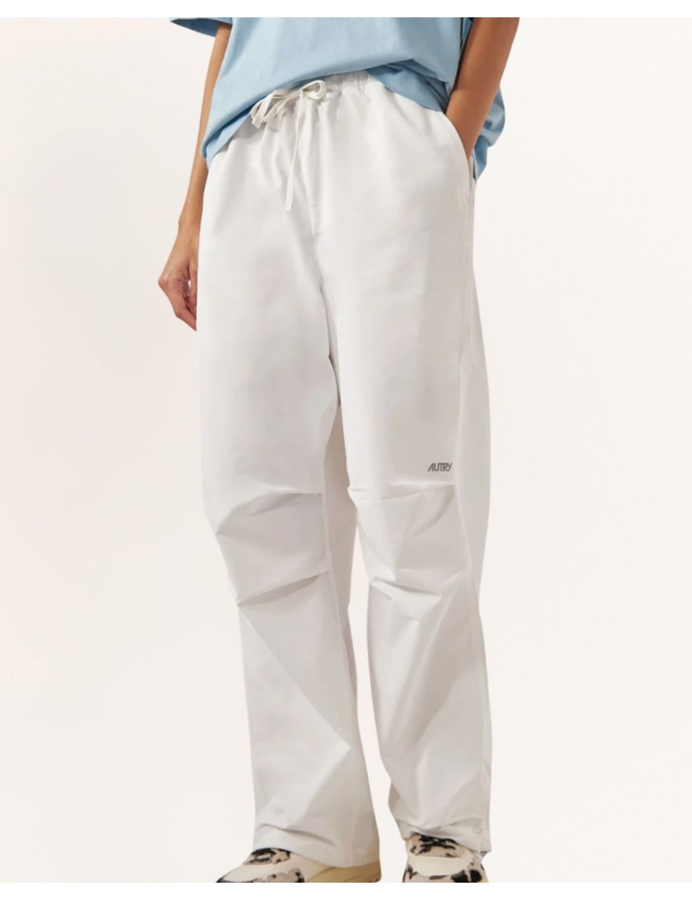 Autry - Pantaloni Parachute Bianchi Donna PAPX 019W P26