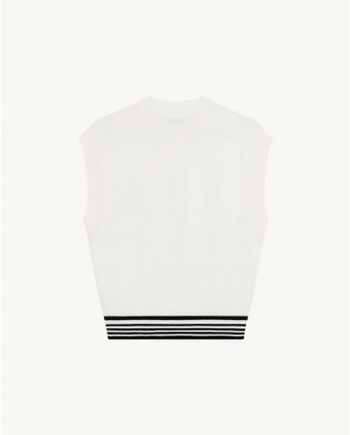 Autry - Top Girocollo Bianco Donna VEPW 030W P26