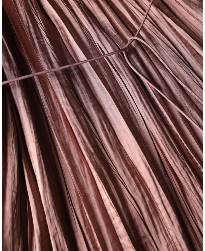 Roberto Collina - Women's Mauve Pleated Dress A57033 76 MOUVE P26